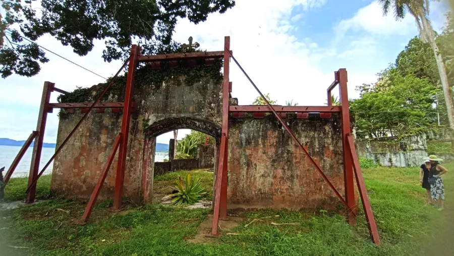 Ruins of the Coiba penal colony, Panama